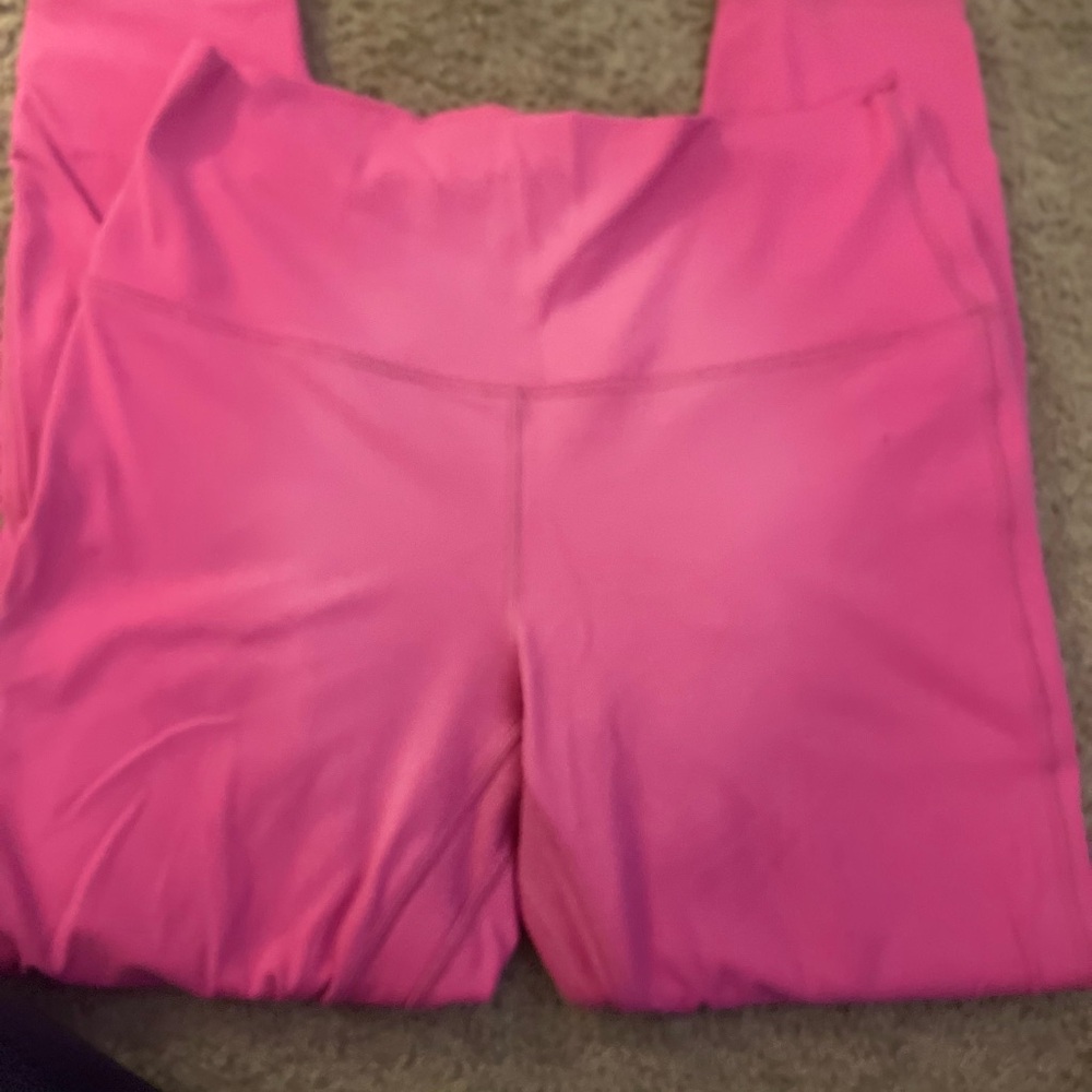 lululemon athletica Bright Pink High-Rise Leggings